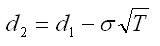 Black Scholes Equation - D2